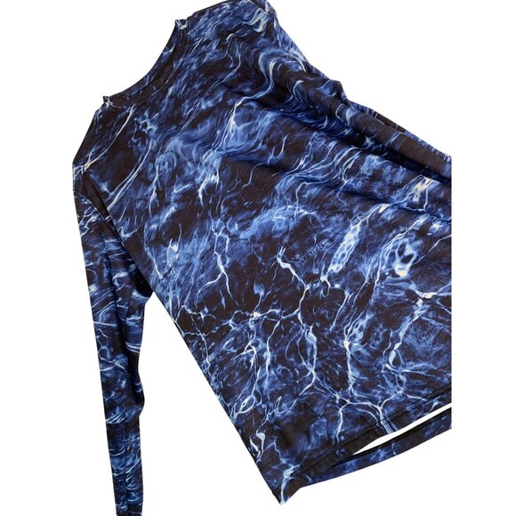 Mossy Oak Elements USA Vapor LS Shirt S Fishing Swim 8928 - Picture 7 of 7